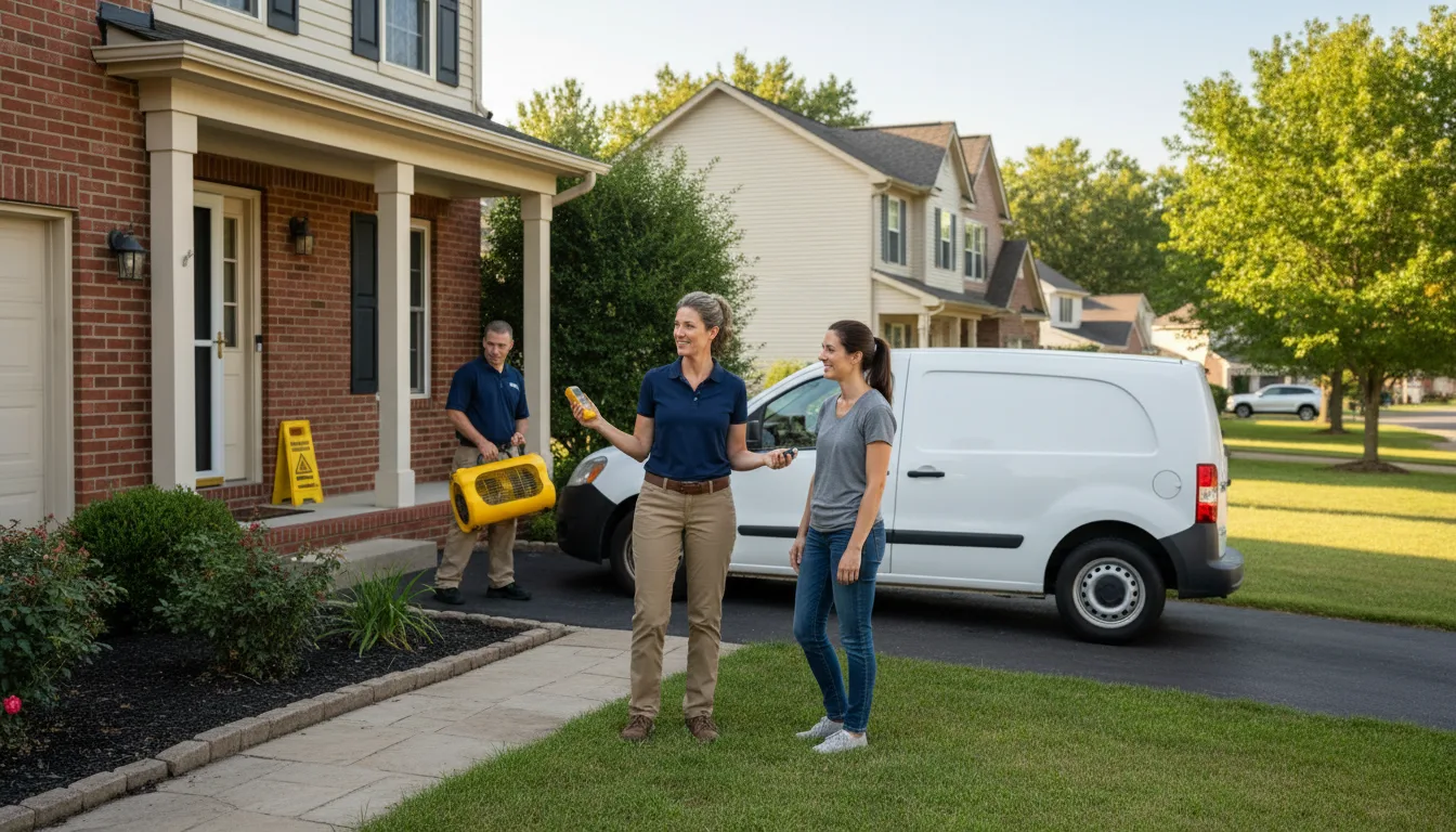 Residential water damage restoration in Ambler, PA